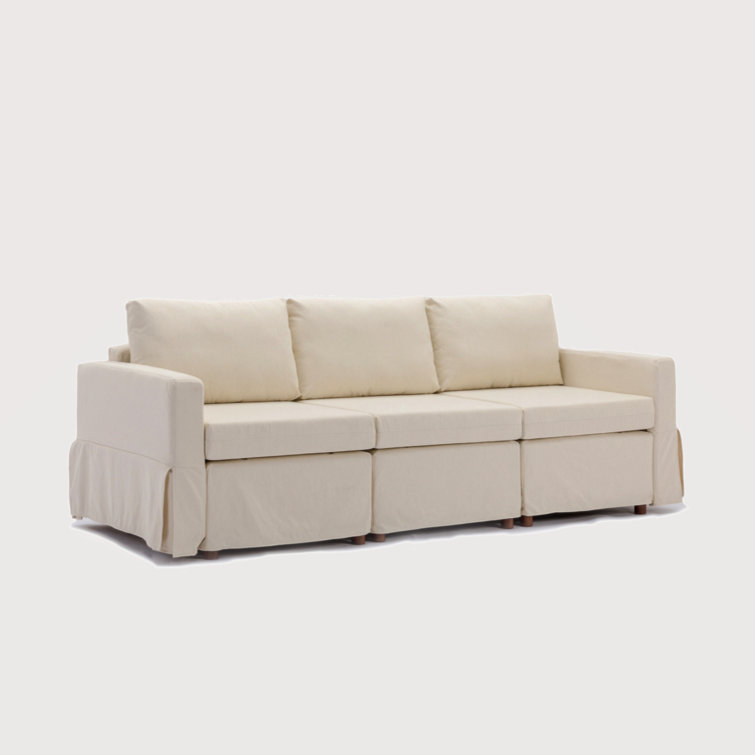 Latitude Run® 3 Seat Module Sectional Sofa Couch,Seat Cushion And Back